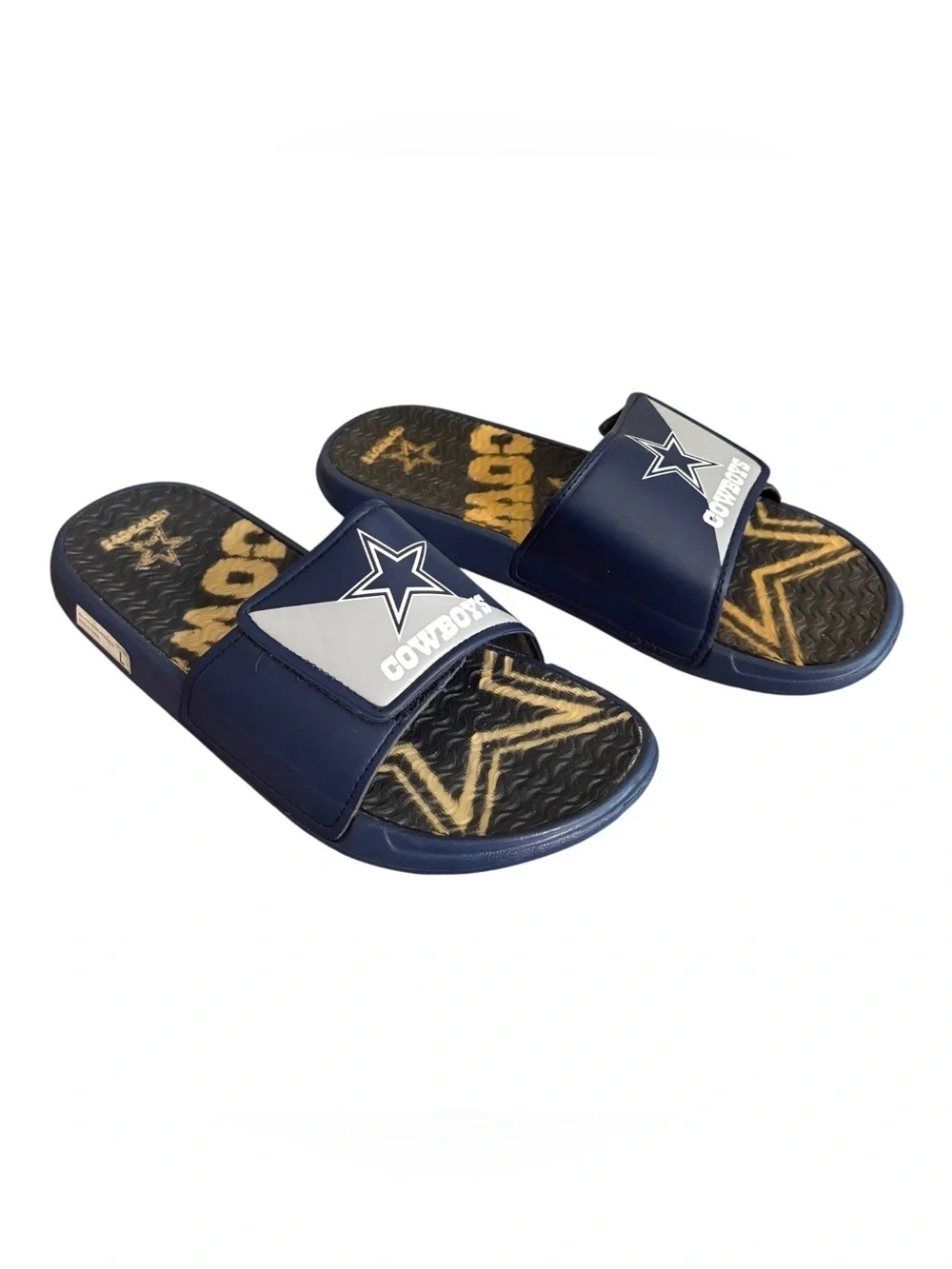 FOCO NFL Dallas Cowboys Legacy
Sport Slide Sandals in navy blue Men\'s Size 11-12 Amazon.com: NFL Dallas Cowboys Youth Legacy Sport Slide Flip  main image 4